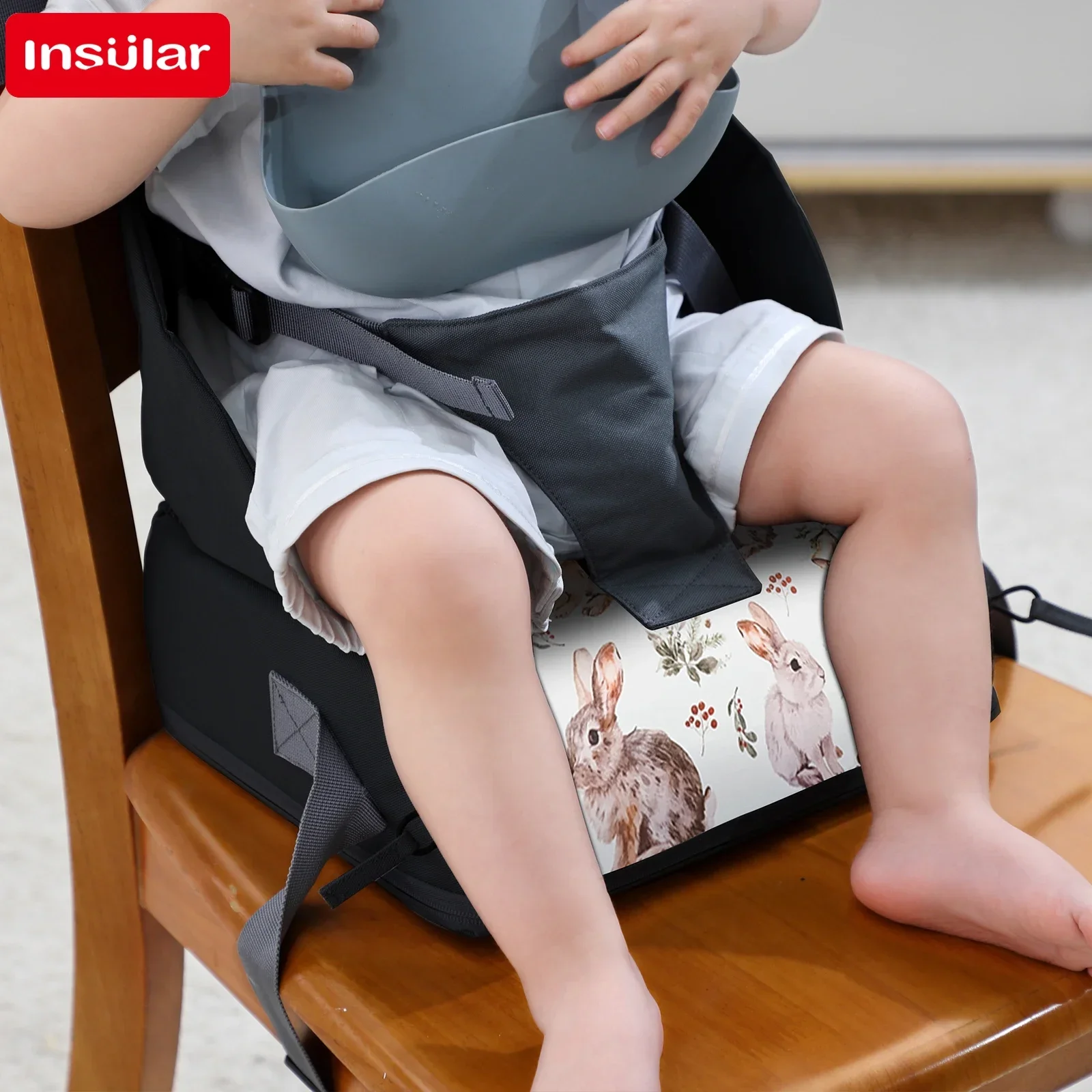 Kids Dining Table Seat Booster Cushion Removable Portable Kids Dining Chair Booster Cushion Sponge Seat Anti-slip Mat