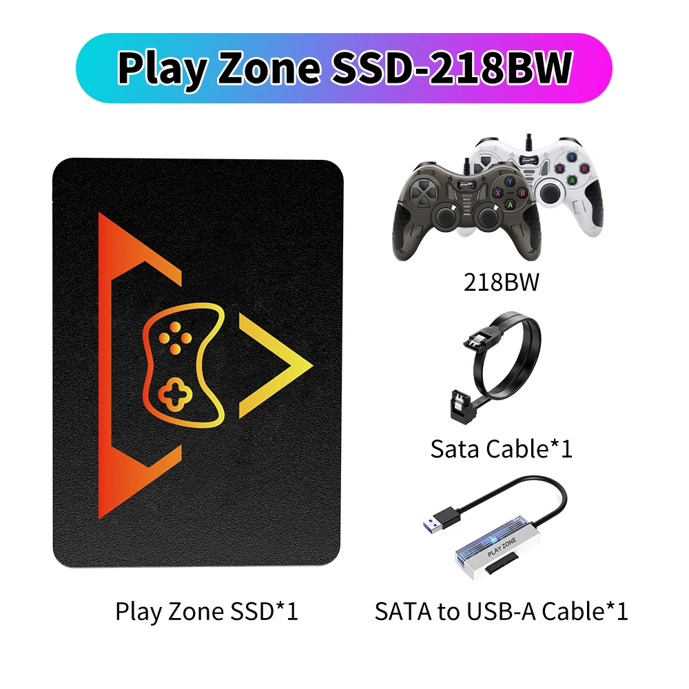 Playzone 1T Gaming SSD With 16191 Retro/AAA Games Game Console For
