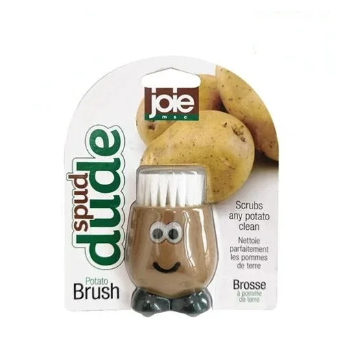 Groenteborstel Fruitproduct Plezier Reiniger Groenten Aardappelen Wortelvorm Wassen voor Het Wassen Reinigen Reinigingsborstels (BLUE