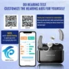 Bluetooth Rechargeable Digital BTE Hearing Aid Adjustable Volume Deaf Mini Sound Amplifier Portable Elderly Hearing Amplifier 5