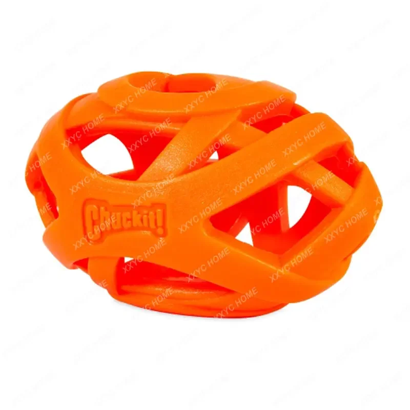 Breathing Breathable Elastic Hollow Food Leakage Ball Dog Rubber Toy Stick Floating Interactive Tour Training