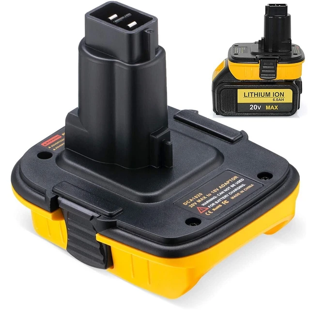 DCA1820 USB Adapter Replacement For Dewalt 18V-20V Lithium Battery Convert  To For Dewalt 18V NiCad