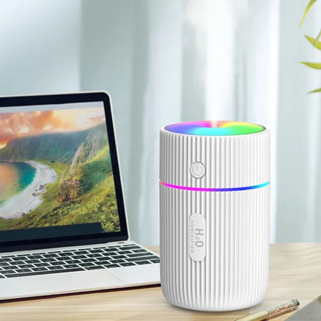 Humidifier Portable USB Ultrasonic Colorful Cup Diffuser Cool Mist Maker Air Humidifier Purifier With Light For Car 5
