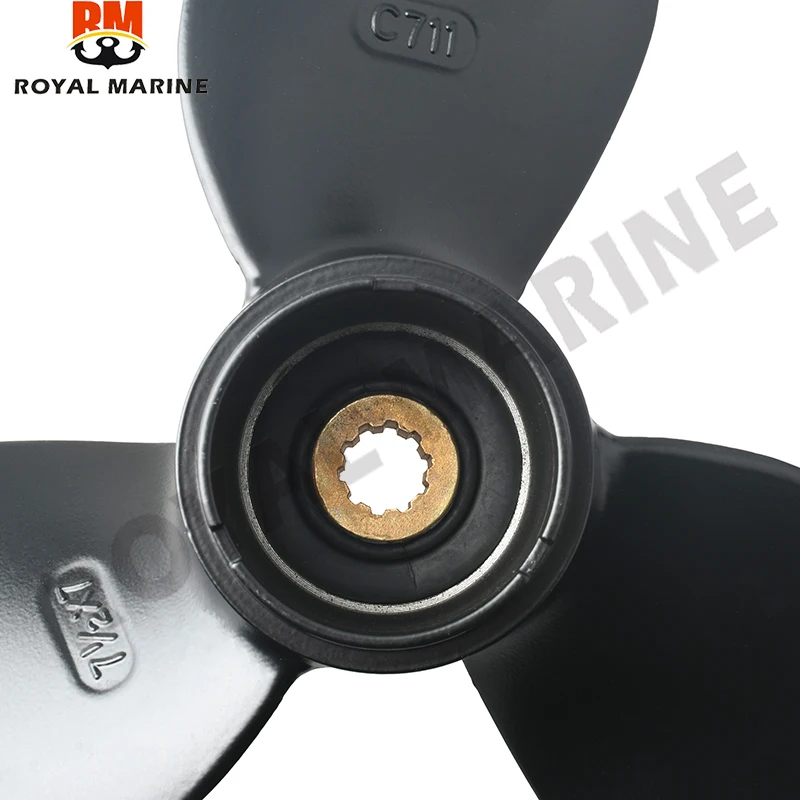 Aluminum alloy propeller 7 1/2 x 7 for Suzuki boat engine 4-6HP 5811091JN0019