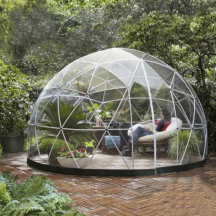 

Garden Igloo Dome Tent Transparent Luxury Outdoor Glamping Hotel Geodesic Tent For Party Event