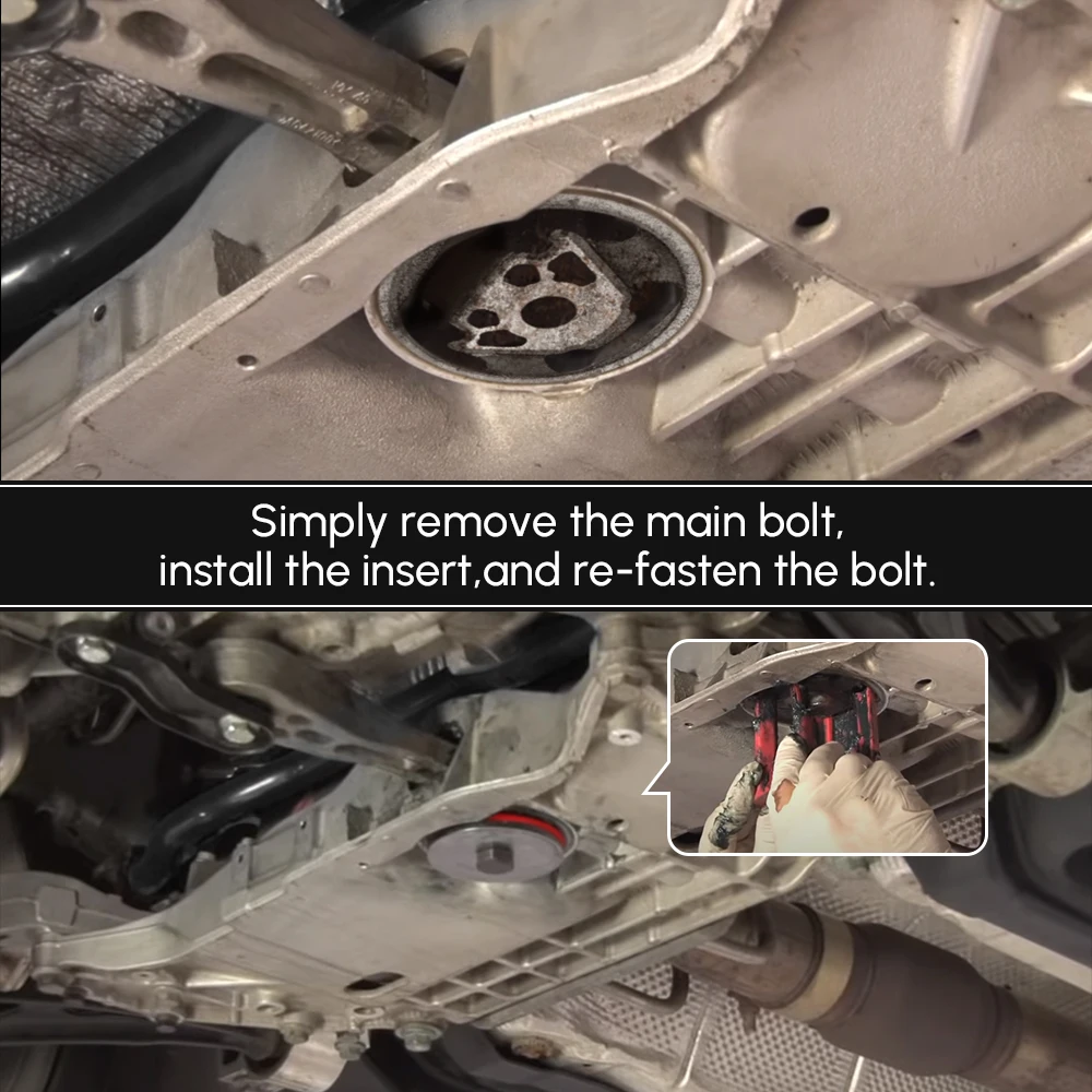Engine Torque Arm Insert Dog Bone Mount Kit for VW Golf GTI Rabbit Passat Tiguan EOS Audi A3 Q3 2.0TSI LZ EMI01