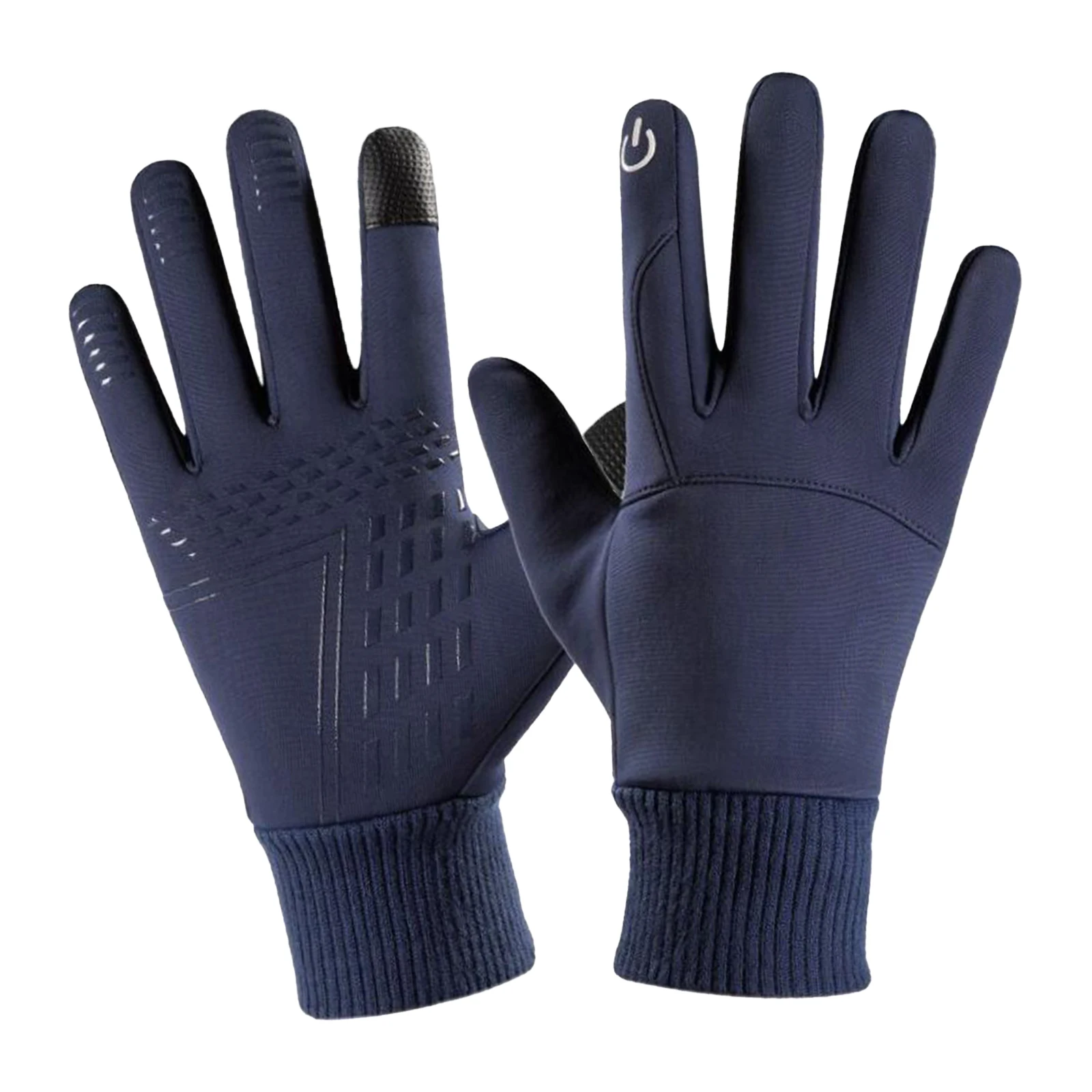 Guanti Invernali Donna Touch Screen - Morbidi In Velluto, Caldi, Antivento - Per Sci, Moto, Corsa E Outdoor - Colore Nero - 3