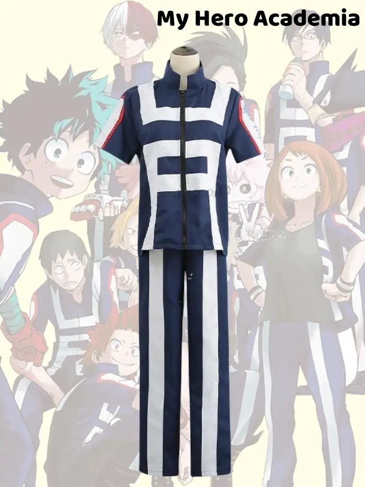 

Cosplay Costume Todoroki Shoto Midoriya Izuku Bakugo Katsuki Anime My Hero Academia Sports Gymnastics Uniform School Uniform