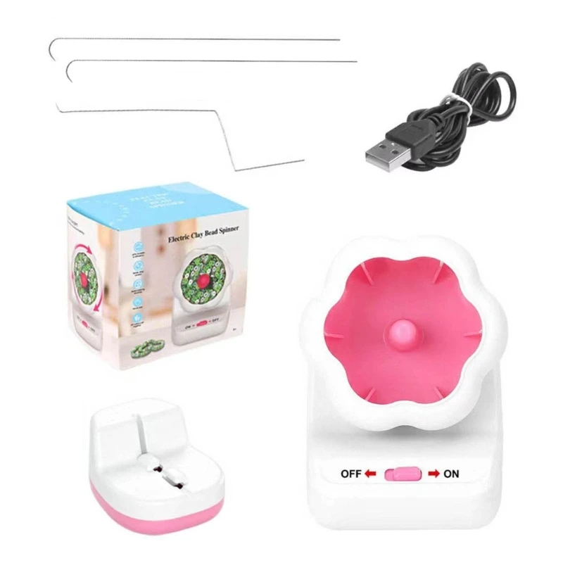 Time Saving Bead Stringing Machine Handmade Jewelry Maker Electric Bead Spinner