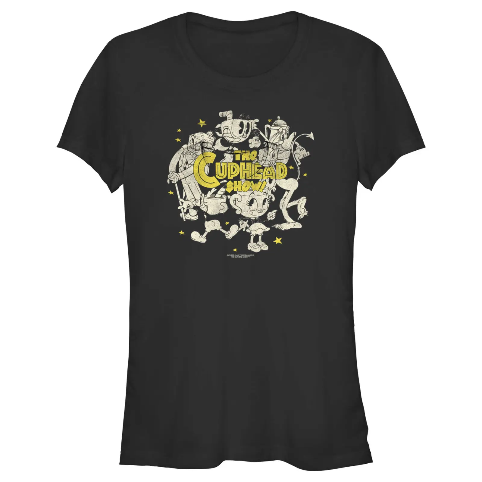 Junior È Lo Spettacolo Di Cuphead! T-Shirt Gruppo Logo