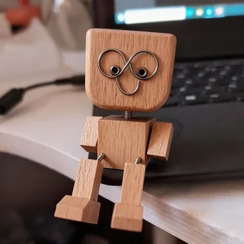 Shaking Wooden Man Figurine 1