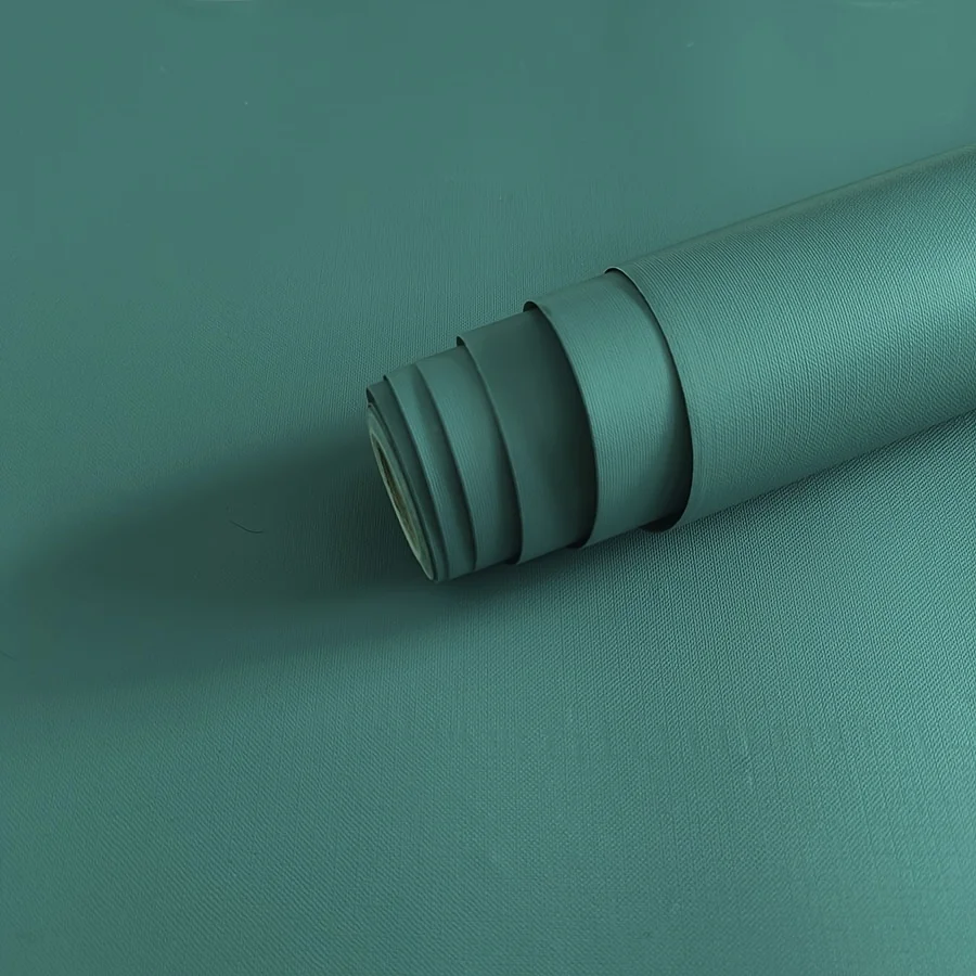 สติกเกอร์ติดผนังลายฟิล์มอะลูมิเนียมแบบลอกออกได้ สีพื้น กันน้ำ สำหรับตกแต่งผนังห้องนอน 1