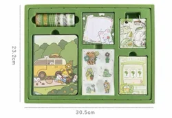 Skysonic Dark Series Decorative Sticker Set - Agenda & Journal Enhancement Collection (Set i)
