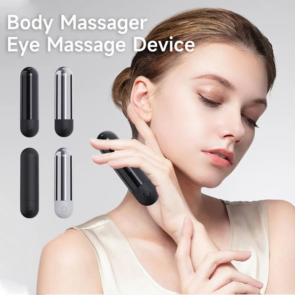 Eye Massager Rechargeable Vibrating Eye Massager 10 Modes Waterproof Massager Silent Wireless Body Massage Device Eye Massage Tool