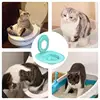 Cat Toilet Trainer Kit Potty Teacher Seat For Pet Smooth Cat Toilet Training Learning Kit For Home Apartment Bathroom Potty 5