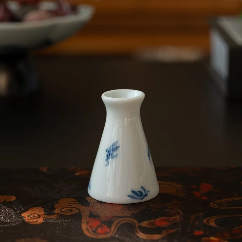 손으로 그린 세라믹 난초 뚜껑 트레이 차 세트 다도 용품 중국 스타일 자색 점토 찻주전자 뚜껑 홀더 주방 식당용품