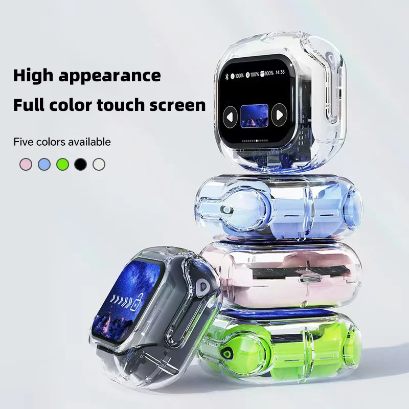 Wireless Bluetooth Translation Headphones with Touch Screen