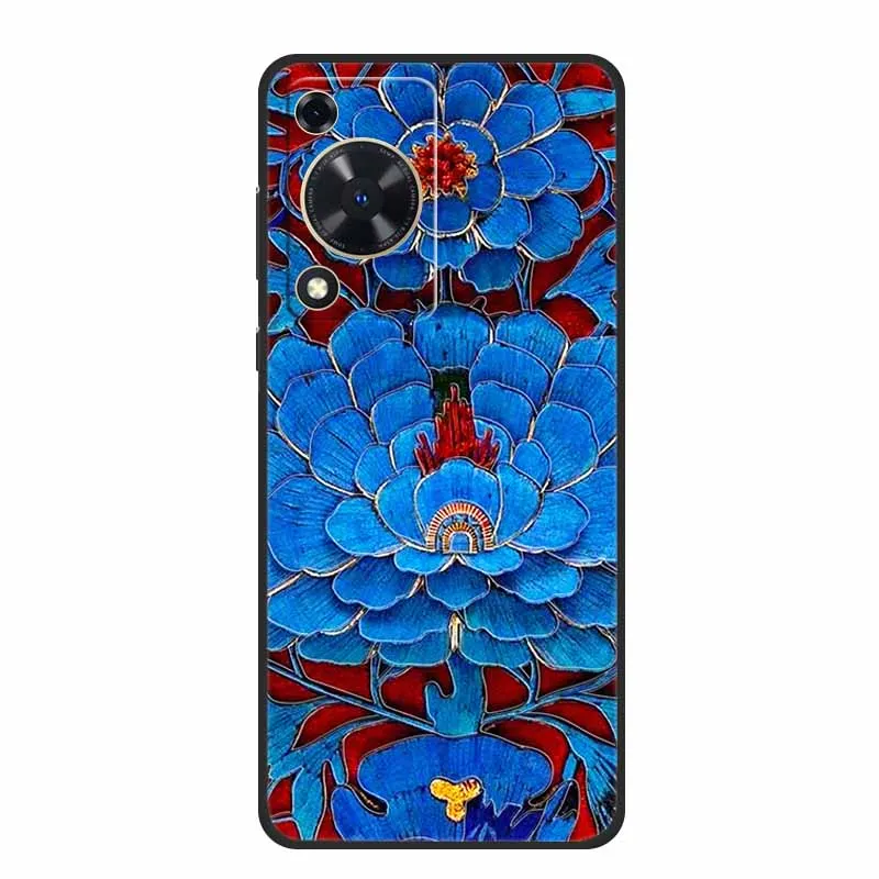 Embossed 3D Shockproof Silicone Phone Case - Soft Protective Cover