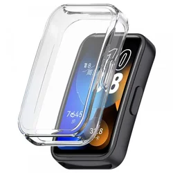 Enhanced TPU Protective Case for Smart Watch - All-Around Bumper & Screen Protector Cover (Transparent)