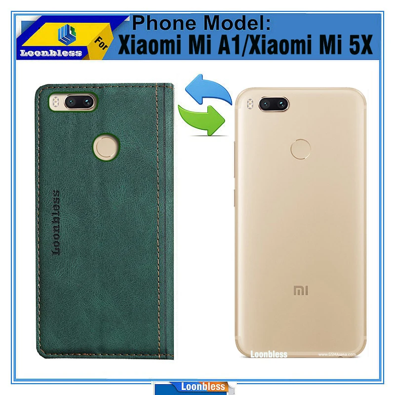 For Xiaomi Mi A1 Case Mi 5X Leather Wallet Flip Case Etui Xiaomi