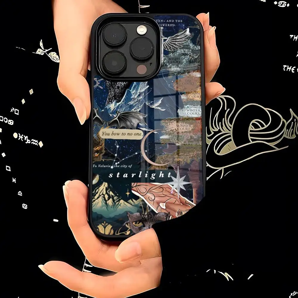 아코타르 안개와 분노의 법정 폰 케이스 PC+TPU 삼성 갤럭시 S26 S25 S23 S24 S21 S22 S20 울트라 에어 FE 플러스 커버