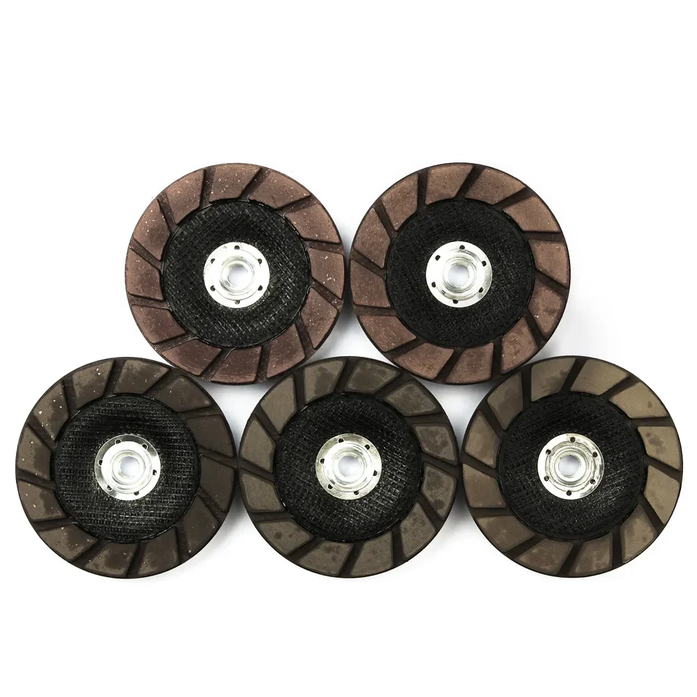 125mm Diamond Grinding Cup Wheel Ceramic Bond Dry Wet Use Concrete Edge Cup Polishing Wheel Scratches Removal Grinding Pads