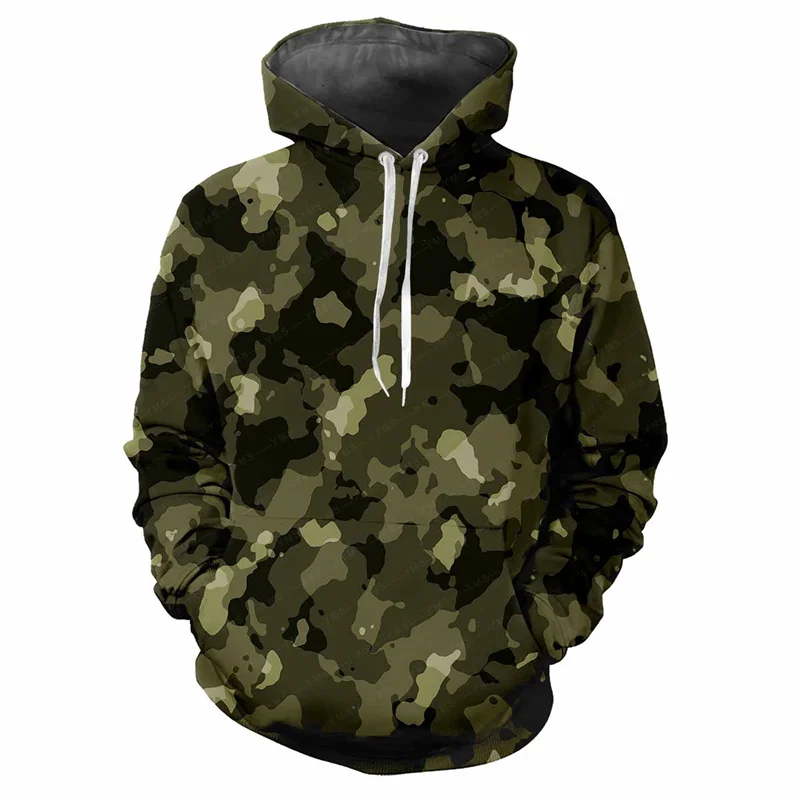 thumbnail image 1 of Sudadera con capucha con estampado 3D de camuflaje de jungla, sudadera de calle para primavera y otoño, sudadera holgada informal para deportes al aire libre, sudaderas clásicas de camuflaje para niño, 1 of 5