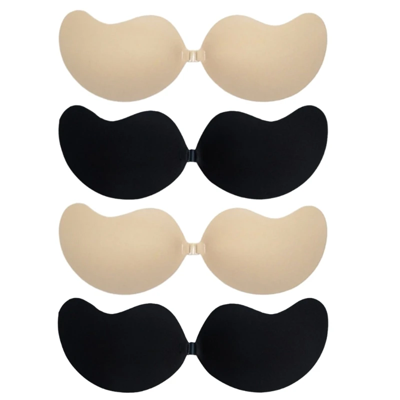 

2024 Adhesive Bras,Self Adhesive Bras,Invisible Silicone Bras for Backless Dress Strapless Backless Push up Sticky Bras