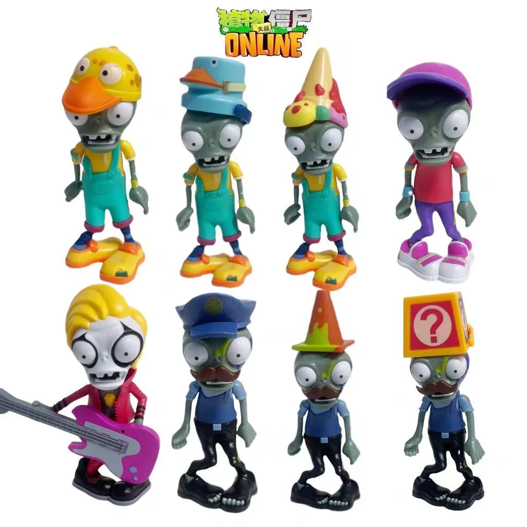 New PLANTS VS ZOMBIES 2 PVZ Action Figures Poison Peashooter Dragon Imp Bassist Zombie Gargantuar Model Dolls Kids Chrismas Gift