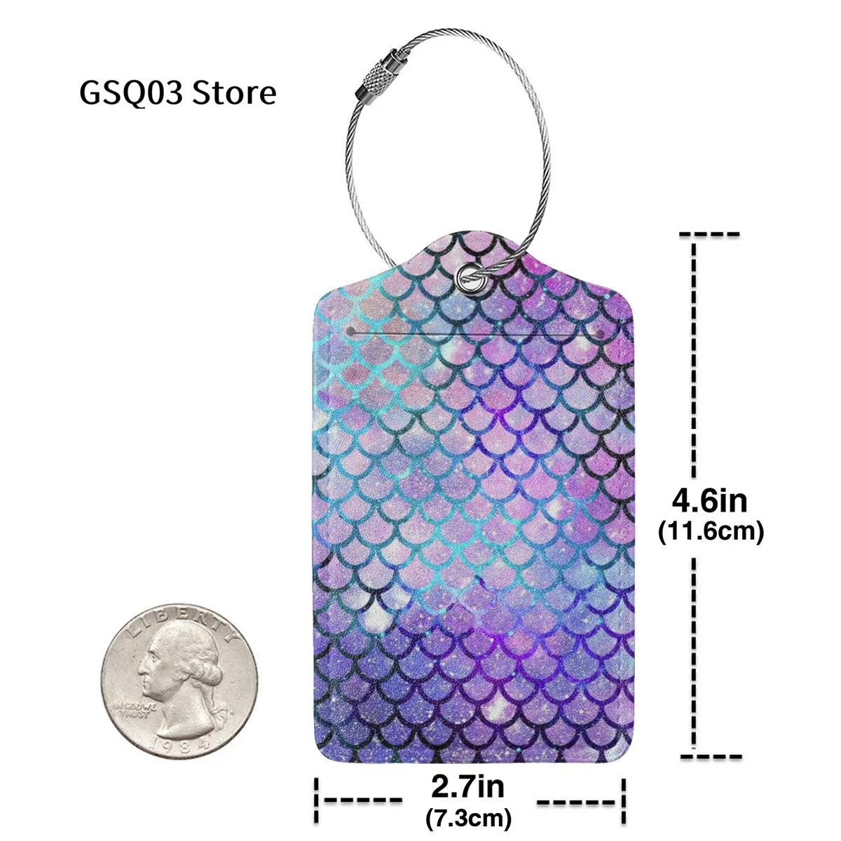 Рисунок 4 - Чемодан Русалка для чемодана абстрактная