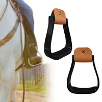 2 Pieces Horse Stirrups Repairing Vintage Style Nonslip Accessories for Outdoor Activities Riding Training Equestrian Saddles 1