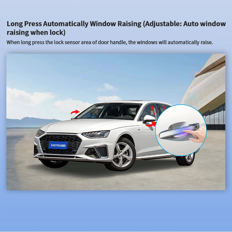 LST Keyless Go Door Handle Sensor Set For Audi Q3 Q5 Q7 – Front & Rear Black