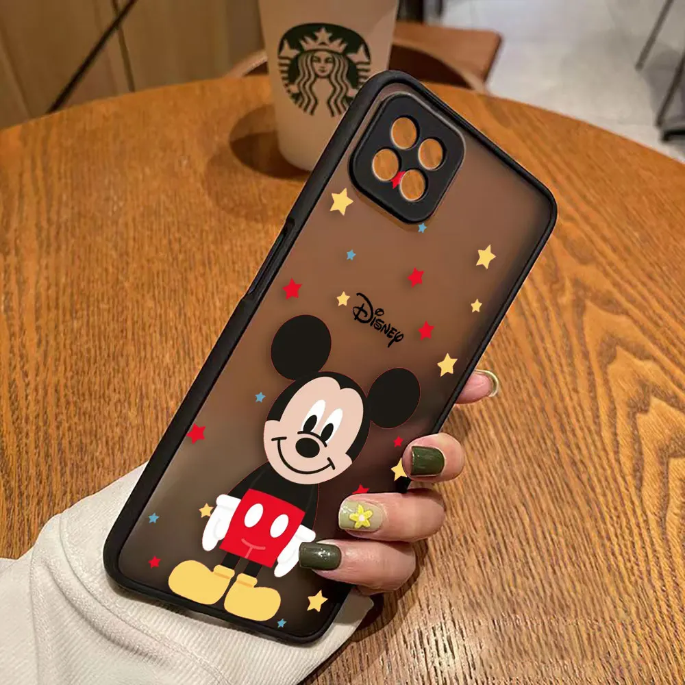 thumbnail image 1 of Matte Case for OPPO A97 A96 A95 A94 A93 A92 A78 A74 A73 A72 A57 A55 A54 A53 A17 A16 4G 5G Case Mickey Minnie Mouse Anime Cartoon, 1 of 5