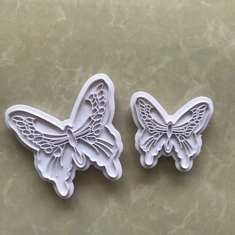 

Инструмент для переворачивания сахара, размер 2 шт., трехмерная кружевная фотоформа, Пластиковая форма для резки печенья XG401