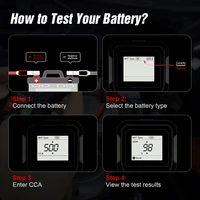 BM550 Car Battery Tester 6V 12V 24V Battery System Detection Car Battery Analyzer 100-2000 CCA Battery Detection Diagnostic Tool - Image 5