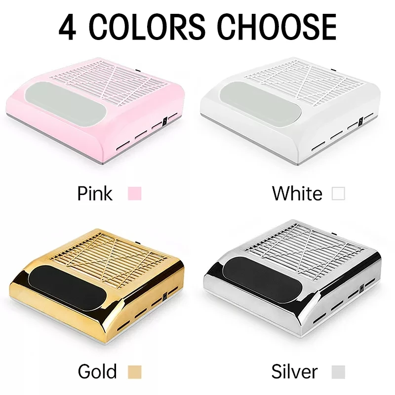 Nail Dust Collector Nail Art Tools Nail Manicure Tools Nail Manicure Accessories Nail Dust Collector Fan Vacuum Cleaner Manicure Machine Tools With Filter Strong Power