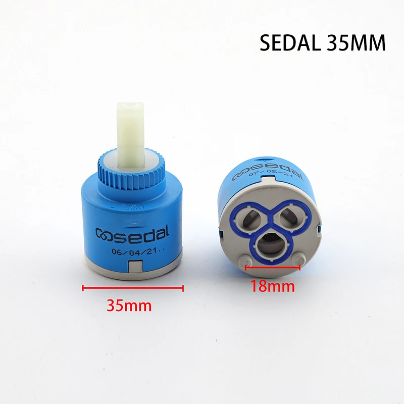SEDAL 35mm/40mm Watersaving Replacement Ceramic Spool Replacement Faucet Cartridge Kitchen Bathroom Faucet 1PC