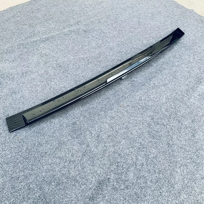 

For Toyota Prius 60 Series 2023 2024 Carbon fiber style Side Rear Window Spoiler Cover Trim Molding Garnish Bezel Styling