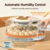 26 Egg Incubator with Automatic Turning, Temperature and Humidity Control, LED Egg Candler, and Auto Water Addition, for Hatchin