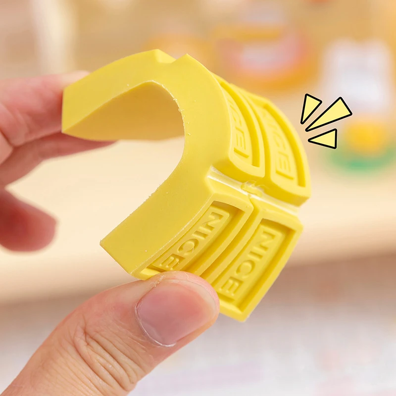 Novelty Candy Color Chocolate Rubber Eraser Kawaii Erasers Office School Supplies Stationery Kids Students Cool Prizes