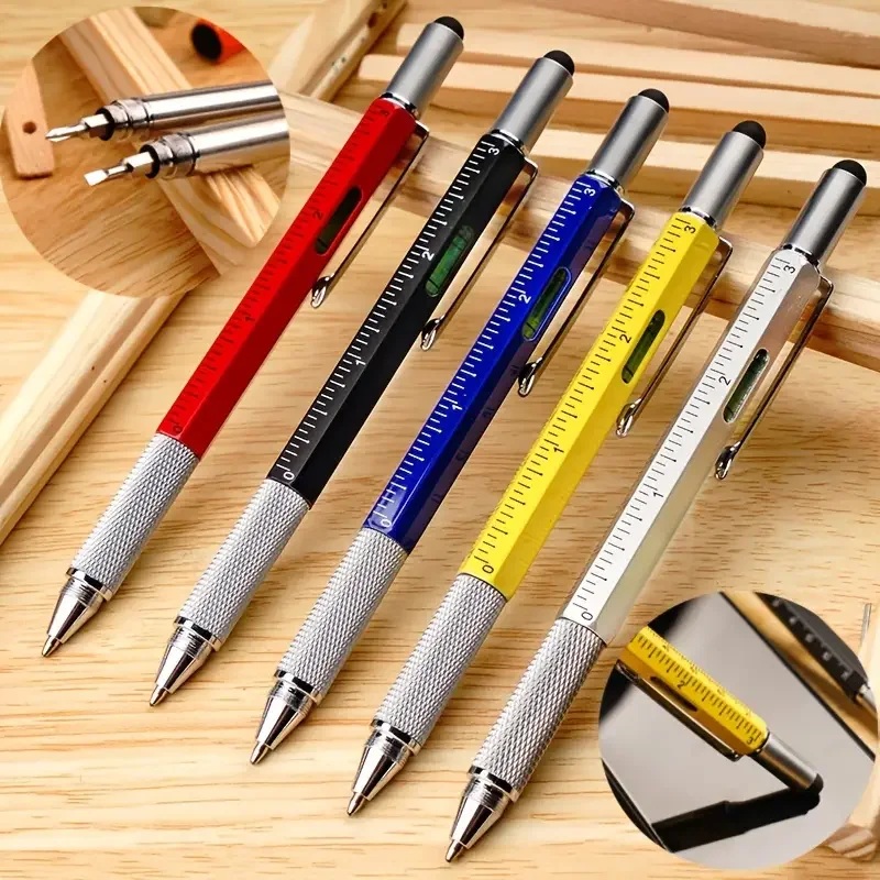 7 In 1 Multi tool Metal Pen With Level Ruler Gadgets Engineer 7 In 1 Multi tool Metal Pen With Level Ruler Gadgets Engineer