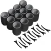 Hair Rollers Set Self Grip Hook Hair Curlers 12pcs Heatless Roller 6/12 Clips Salon Dressing Curlers Sticky Hair Styling Tools