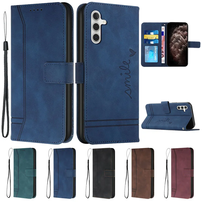 Per Samsung Galaxy A34 Custodia A 34 Sm-A346B Capa Portafoglio In Pelle Flip Book Cover On Per Samsung A34 5G Sm-A346E Custodia Per Telefono Fundas