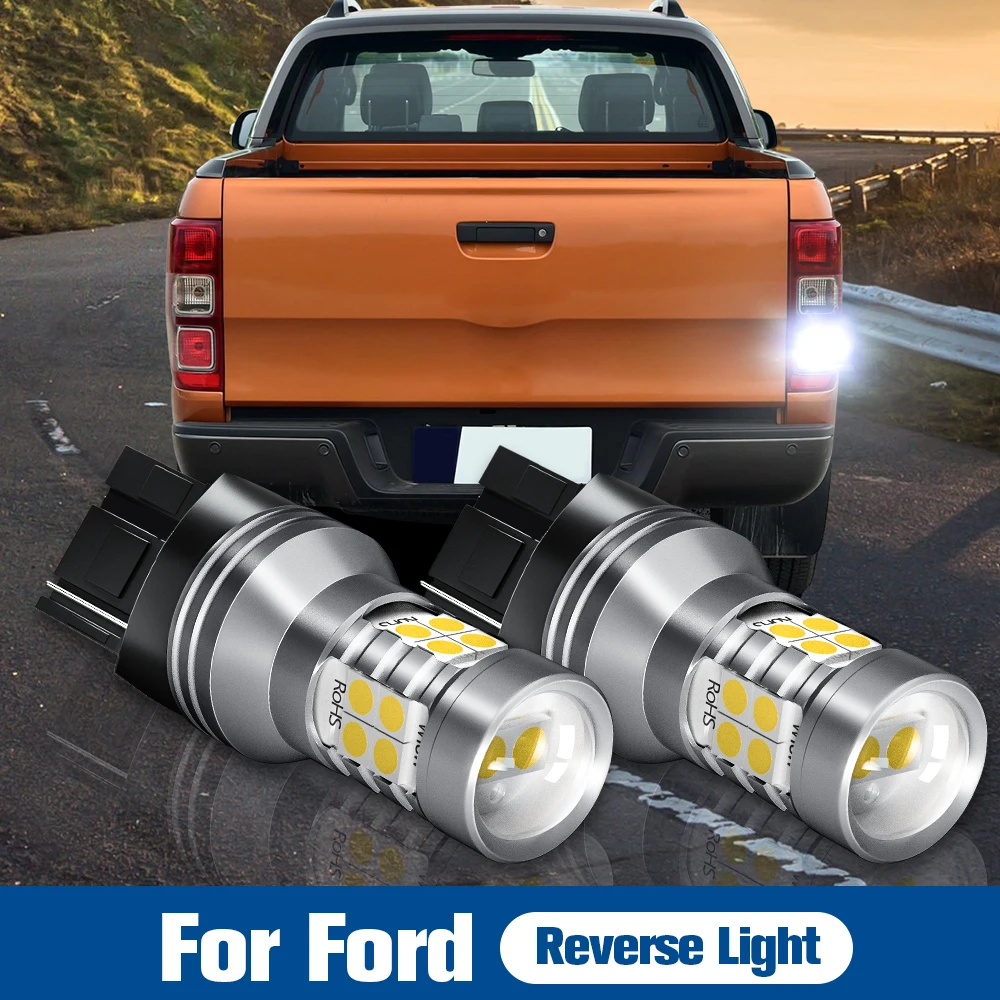 

2pcs LED Reverse Light Blub Backup Lamp W21W 7440 T20 Canbus For Ford Kuga 3 Ranger Explorer 2013 2014 2015 2016 2017 2018 2019