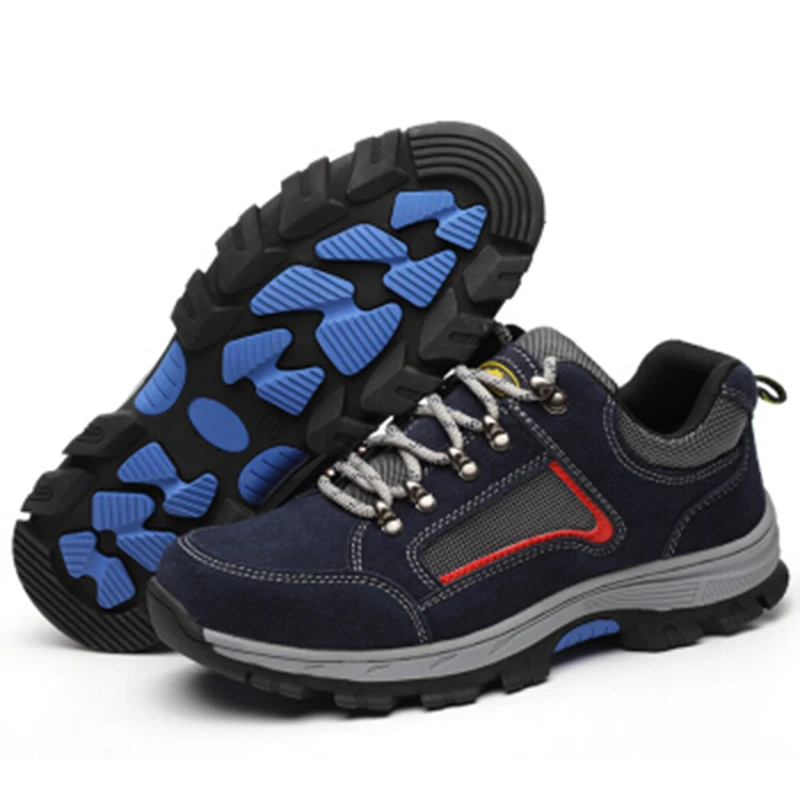 Work Safety Shoes Steel Toe Cap Boots Puncture Proof Casual Shoes For Men