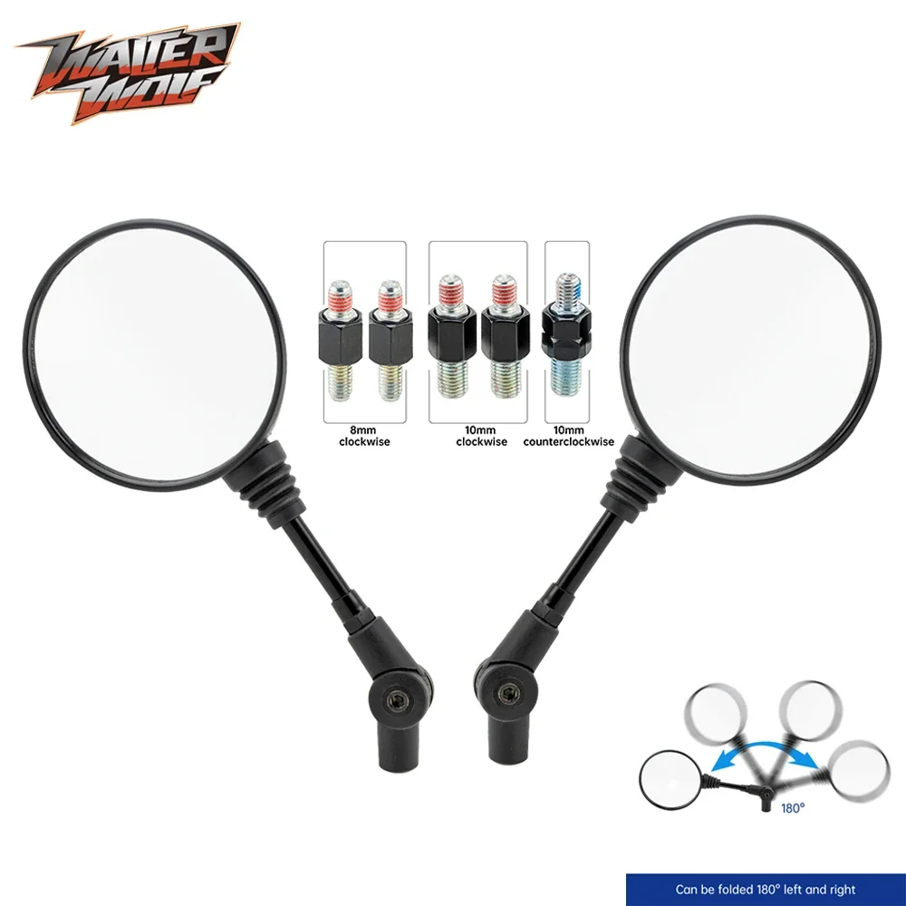 Specchietti Retrovisori Laterali Per Kawasaki Klx250 Sf Klx 250 230 300 140 Klr 650 Sm D Tracker Accessori Moto Specchietto Retrovisore