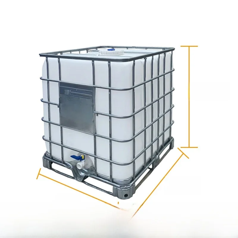 TonIBCPlasticStorageWaterBuet000LChemicalSquareBarrelDrumforOutdoorCamTravelWaterStorage