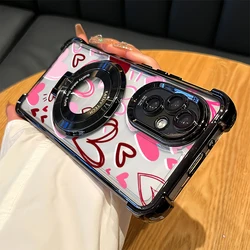 Modern Romance Hearts Design Anti - Drop TPU Phone Case for Vivo V40 Pro (Black - TY1283)