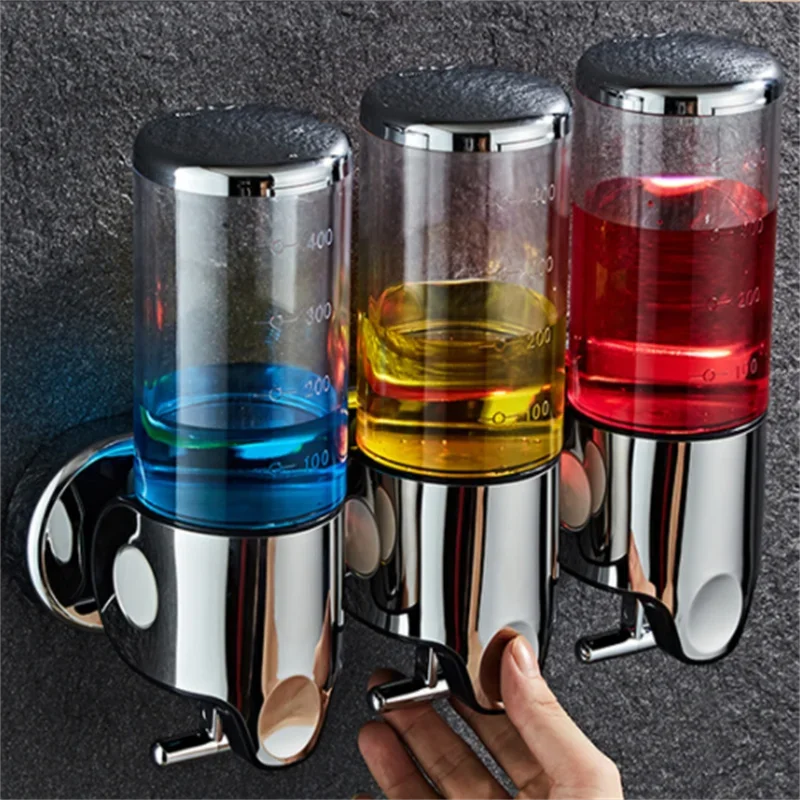 Bathroom Foam Soap Dispenser Hand Sanitizer Holder Wall Mount Soap Shampoo Head Shower Liquid Dispenser For Bathroom Accessories 3