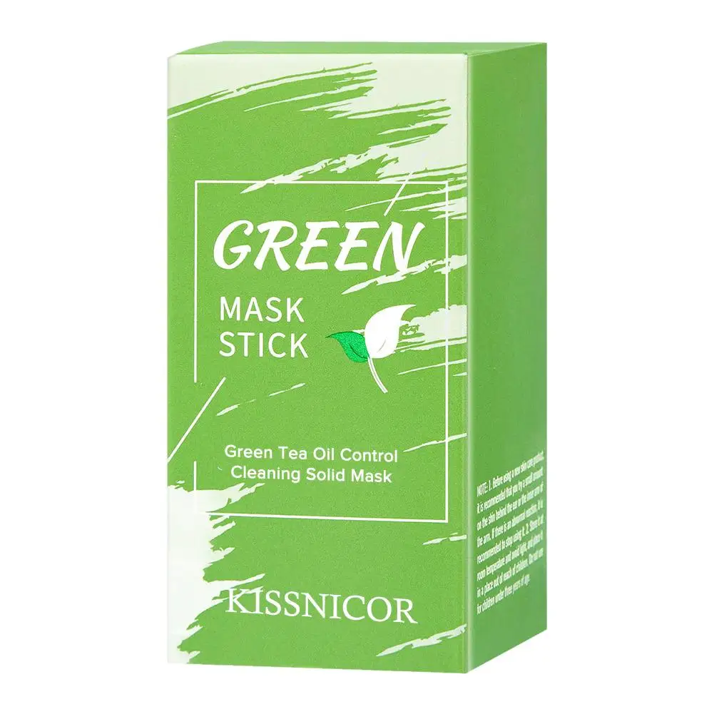 Original Facial Remove Blackhead Green Tea Solid Mask Treat Acne Blemish Black Dots Clean Stick Cream Shrink Pores Skin Care